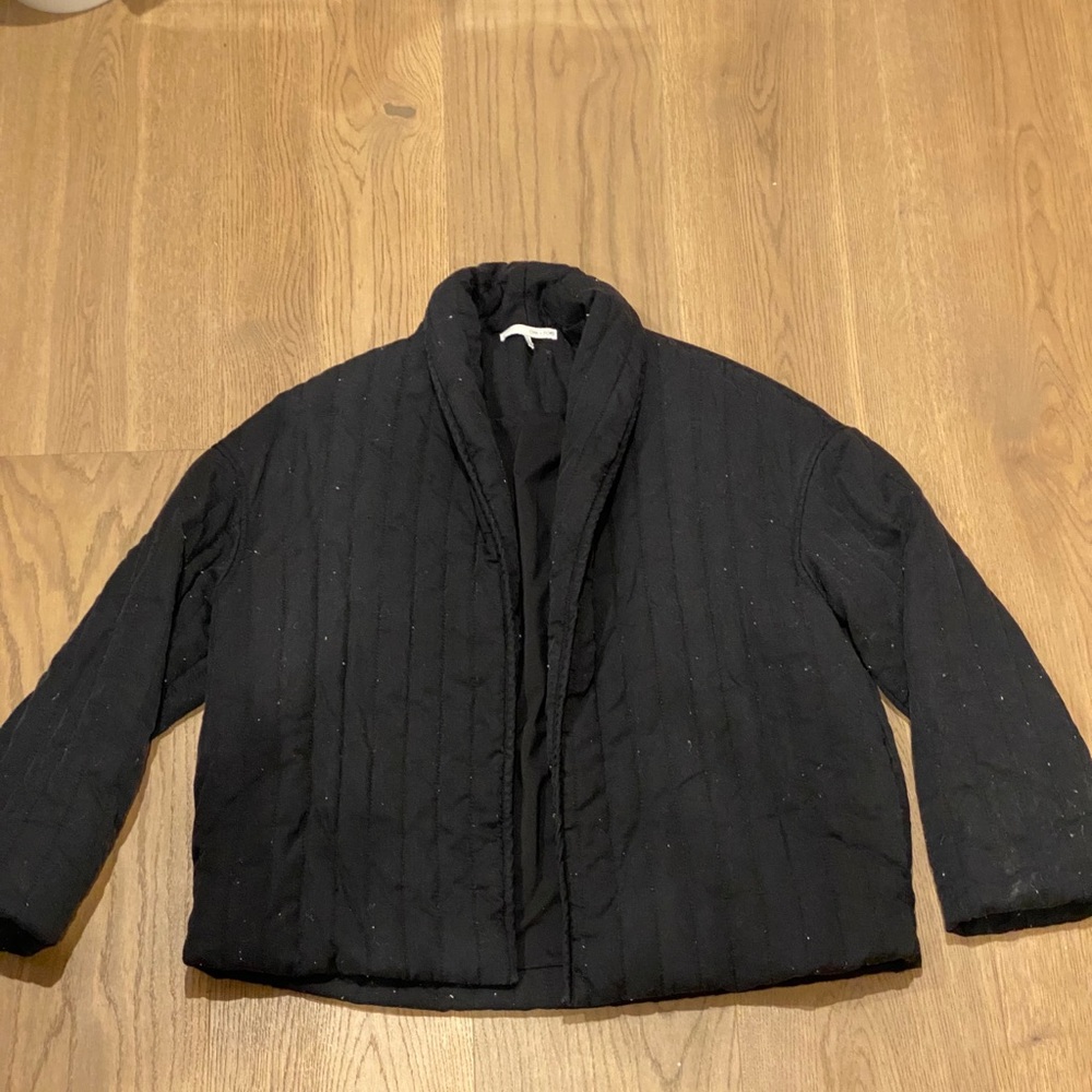 OAK AND FORT Black Quilted Jacket